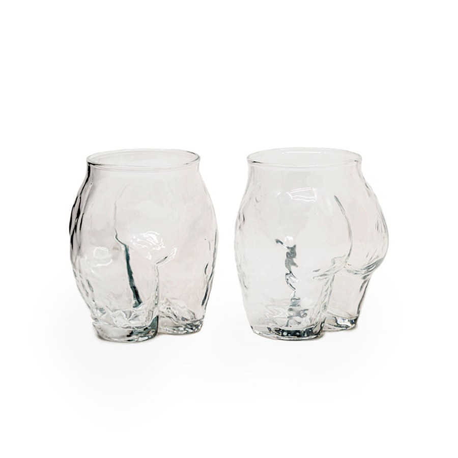 Homeware Anissa Kermiche The Popotin Gl Ass Clear Set Of Two